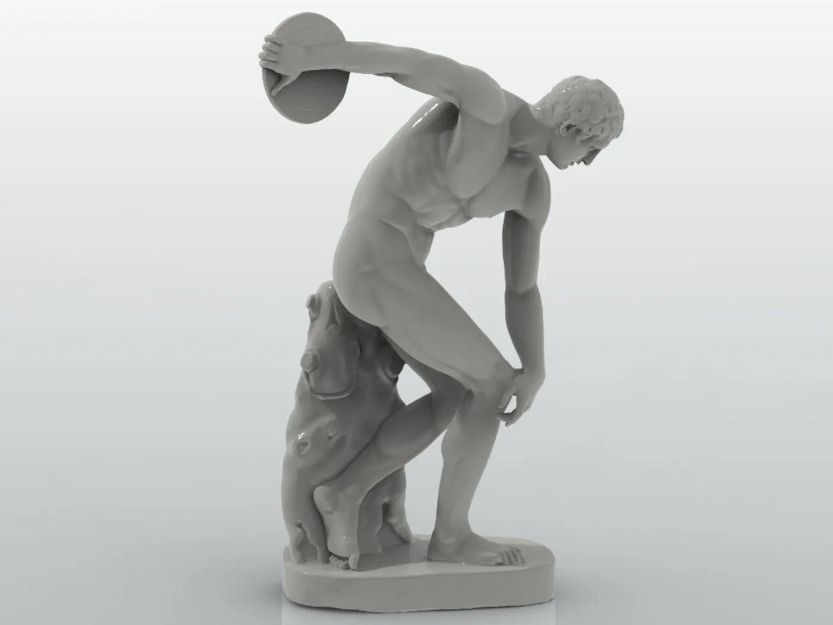Discobole Statue Grecque - Art Print