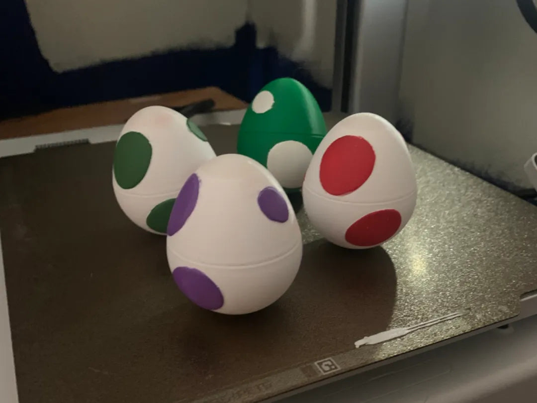 Œuf de Pâques Yoshi - Fêtes Print