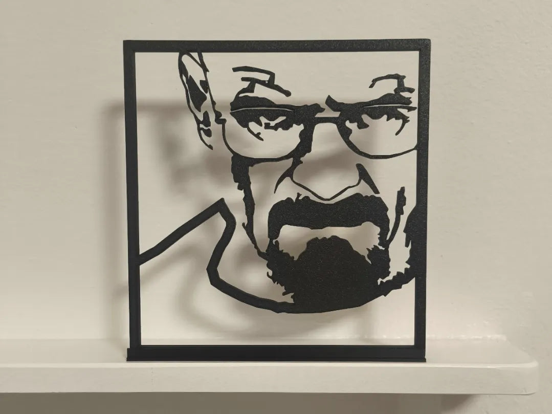 Portrait de Walter White Heisenberg de Breaking Bad - Geek Print