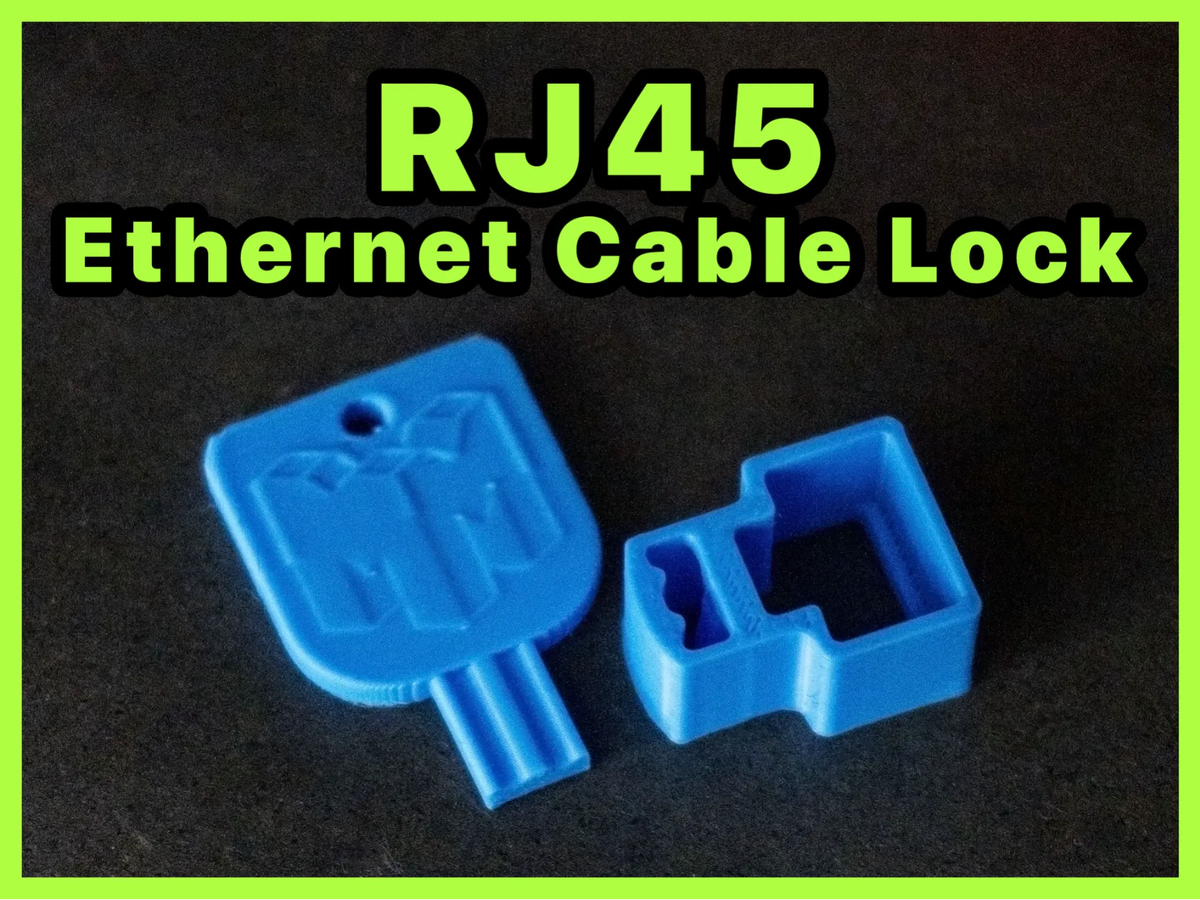 Verrou de câble Ethernet RJ45 - Voyage Print