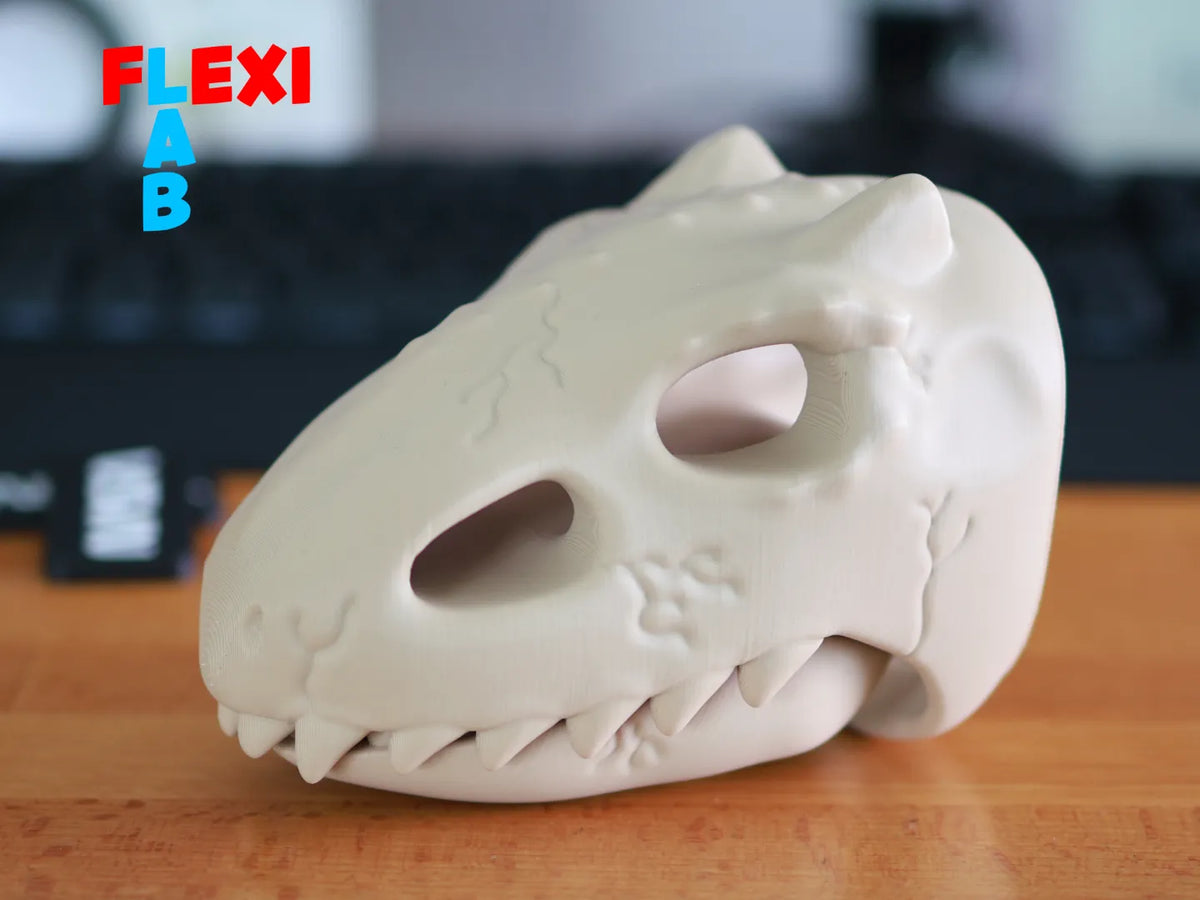 Marionnette Indominus Rex Squelette Dino - FlexiLAB - Maquette Print