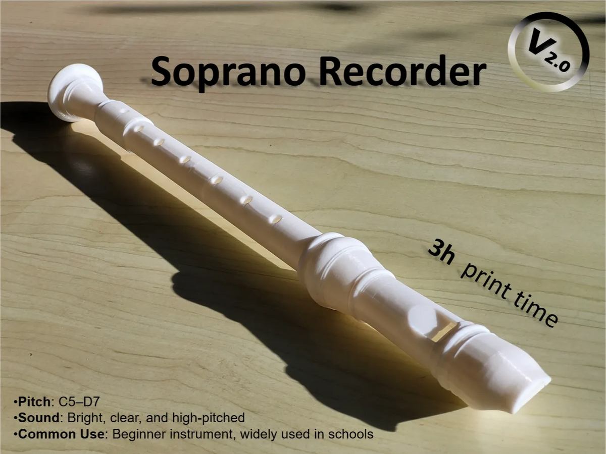 Flûte à bec soprano - Music Print