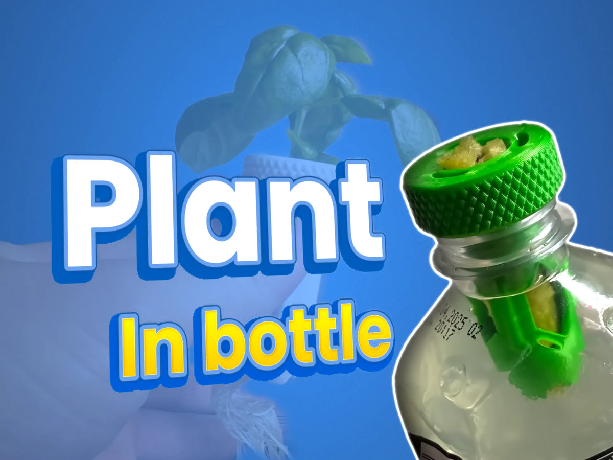 Adaptateur de bouteille Kratky pour hydroponie - Vélo Print