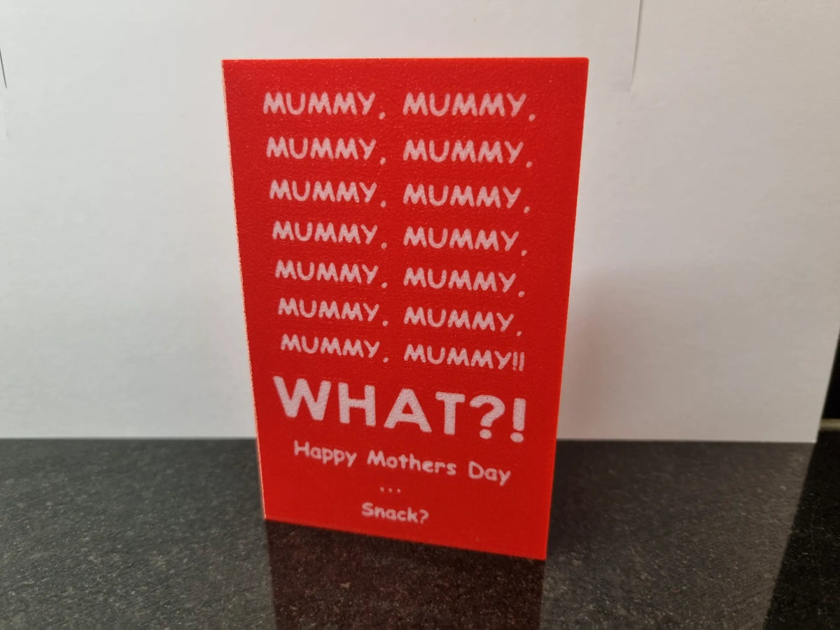 Carte Fête des Mères - En-cas Maman - Cadeau Print