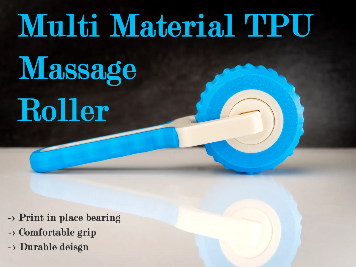 Rouleau de massage MultiMatière TPU résistant & flexible - Beauté Print