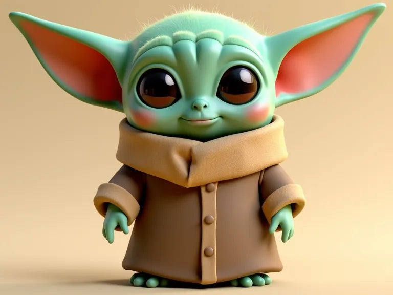 Bébé Yoda Chibi - Figurine Print