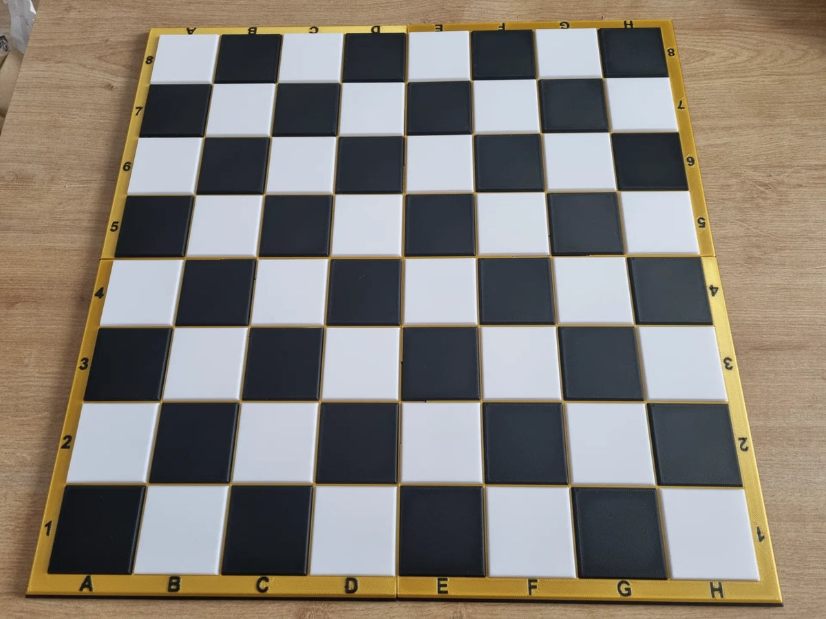 Échiquier modulaire avec coordonnées - Jeux Print