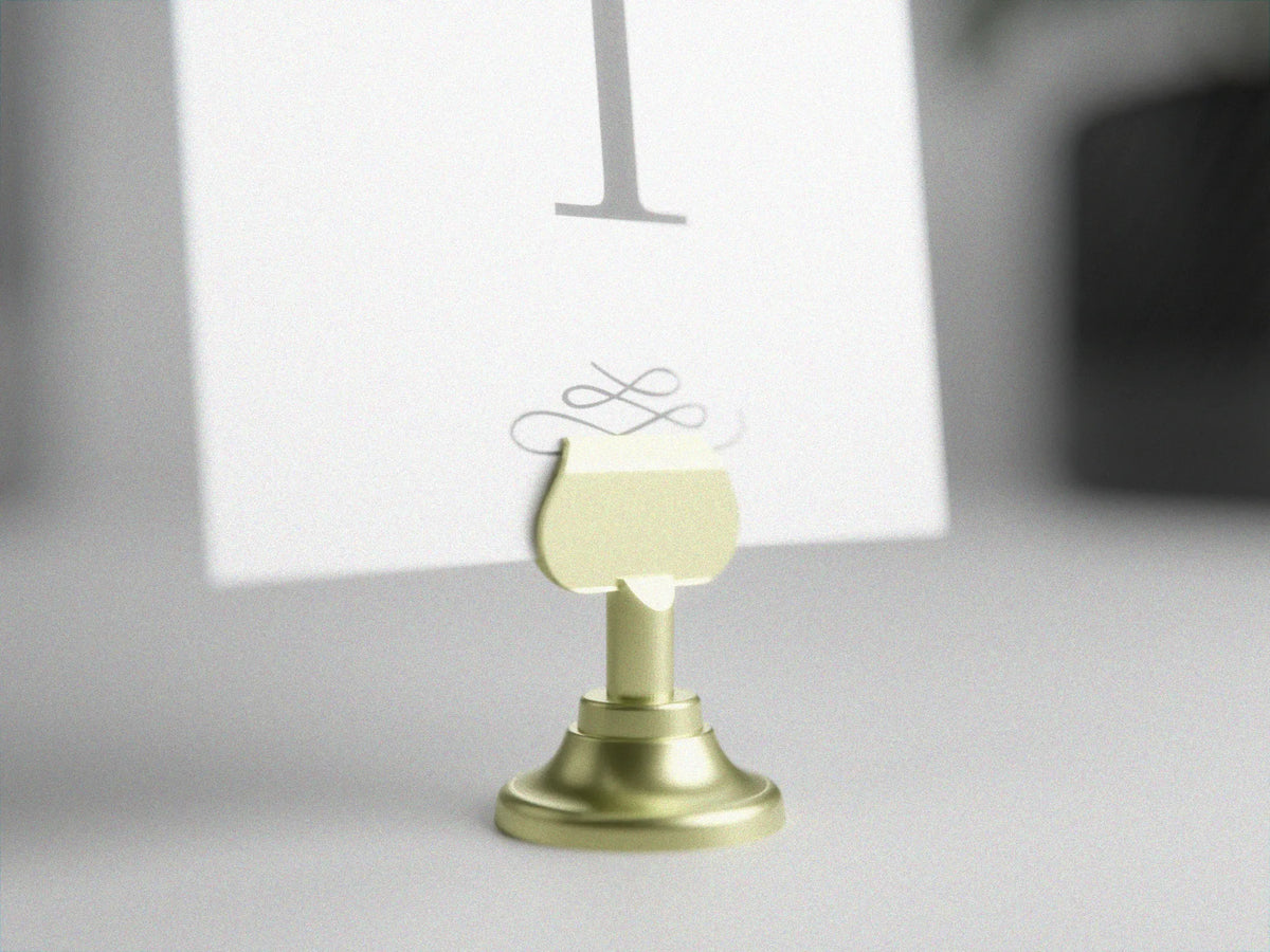 Porte-carte – Porte-numéro de table - Fêtes Print
