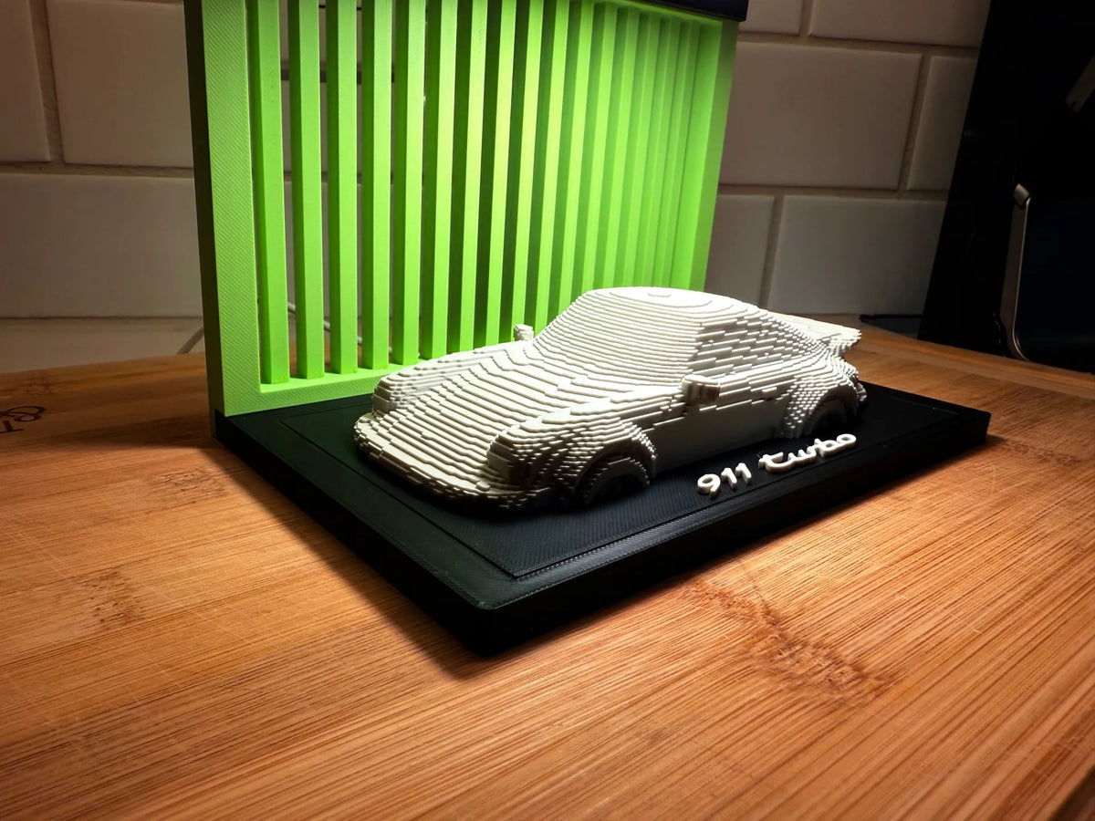 Porsche 911 Turbo — Art automobile pixélisé - Auto Print