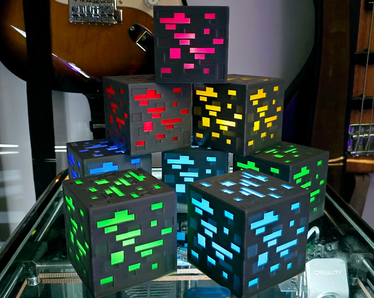 Boîte À Lumière Minecraft - Cadeau Print