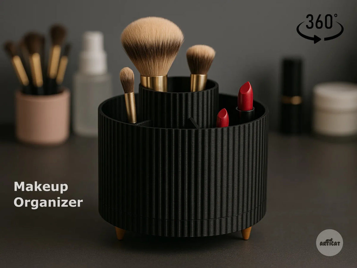Organiseur de maquillage - Rotation 360º - Beauté Print