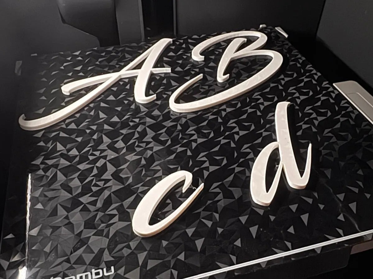 Lettres - Art Print
