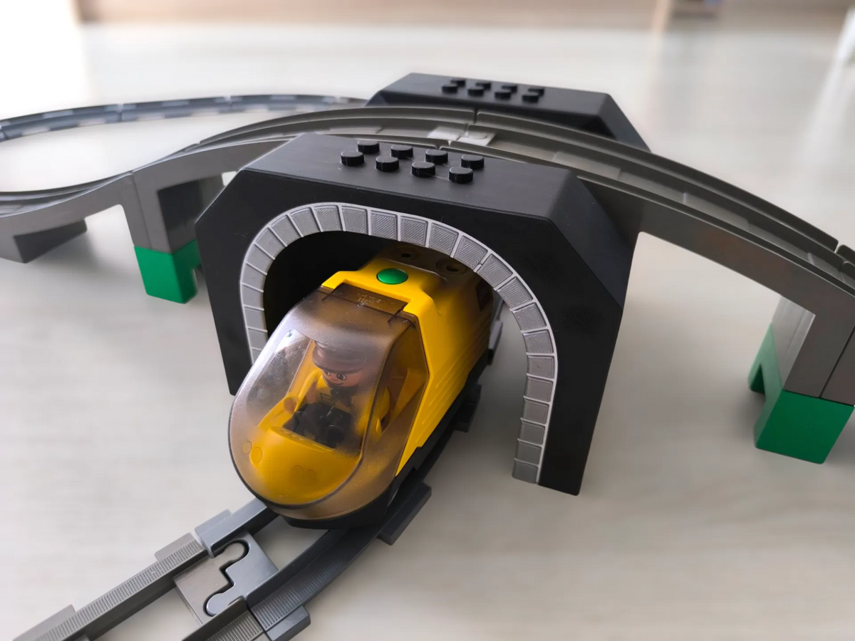 Tunnel de Train Duplo - Maquette Print