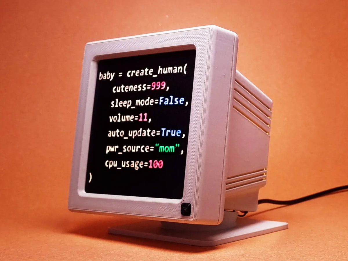 Bonjour, Bébé - lampe terminal pour parents développeurs - Bébé Print