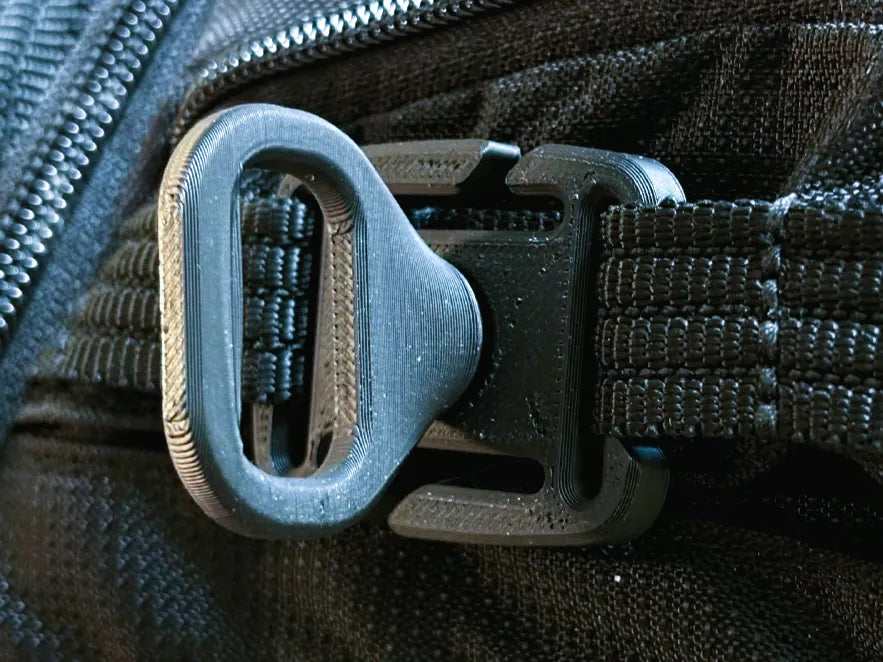 Attache de sangle Molle avec œillet pivotant - Mécanique Print