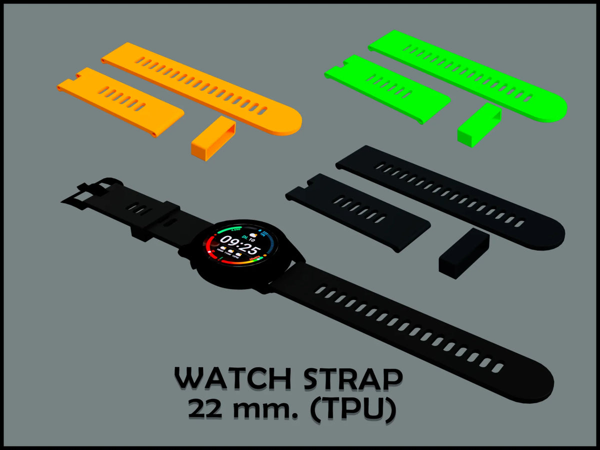 Bracelet de montre 22 mm. En TPU - Bijoux Print