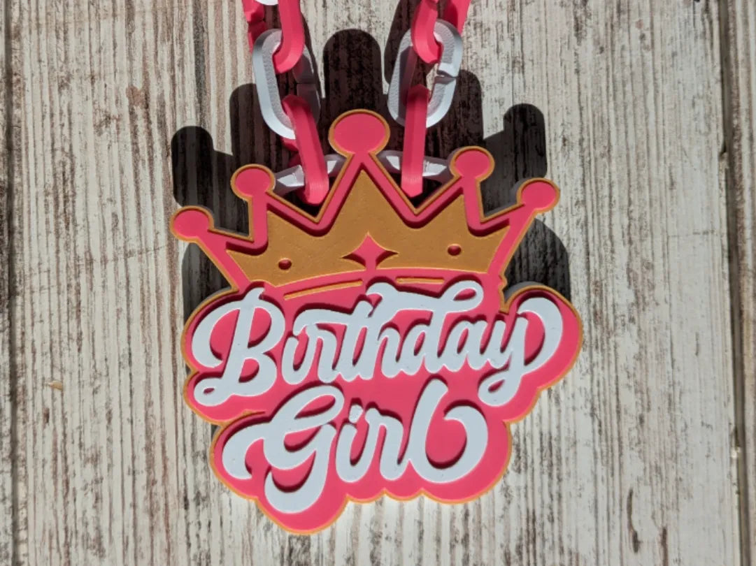 Collier chaîne pour fille d'anniversaire - Bijoux Print
