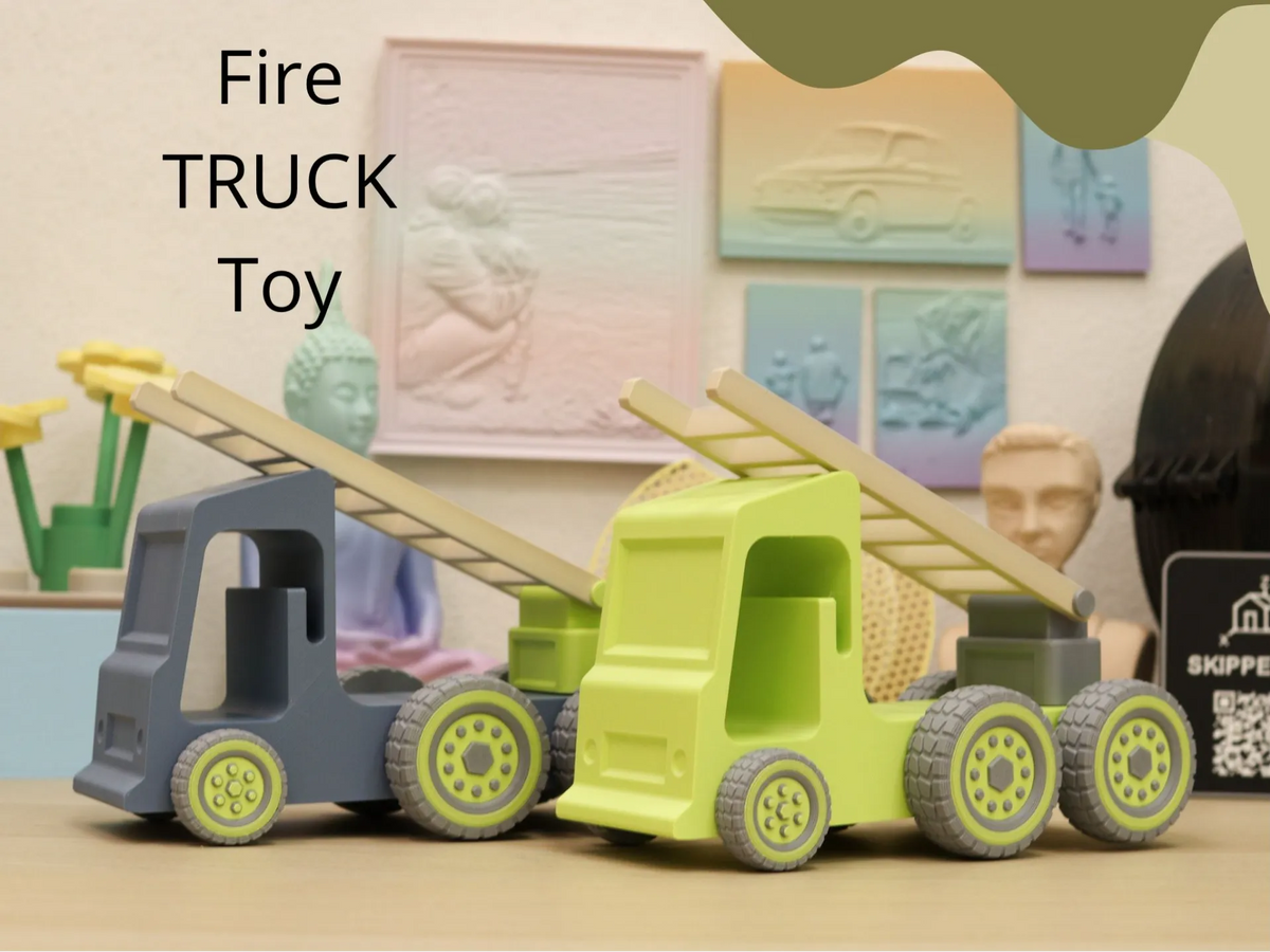 Camion de pompiers jouet - Maquette Print