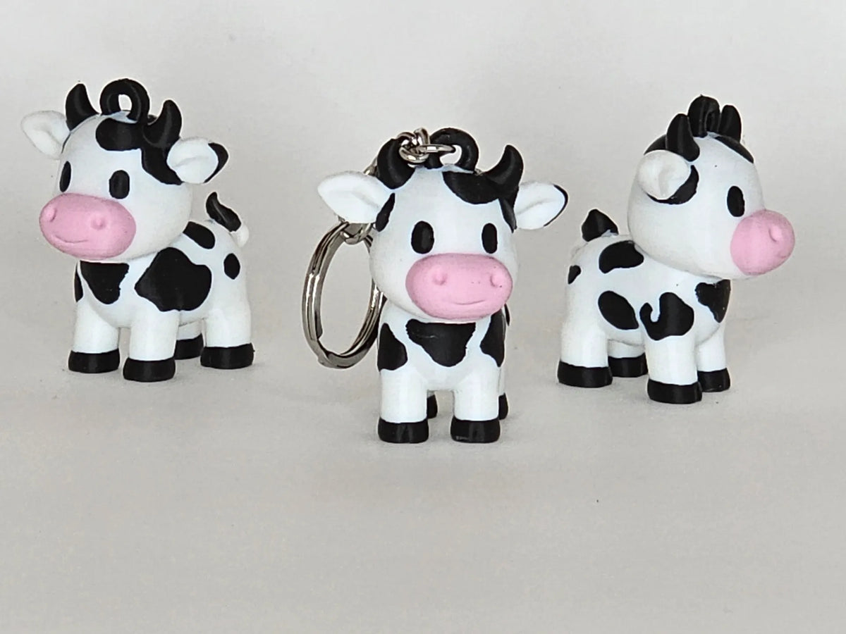 Porte-clés vache adorable - Figurine Print