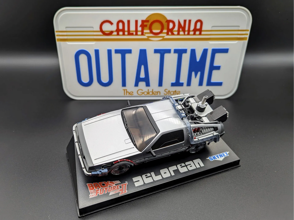 Plaque d'immatriculation Outatime (Retour vers le futur) - Geek Print