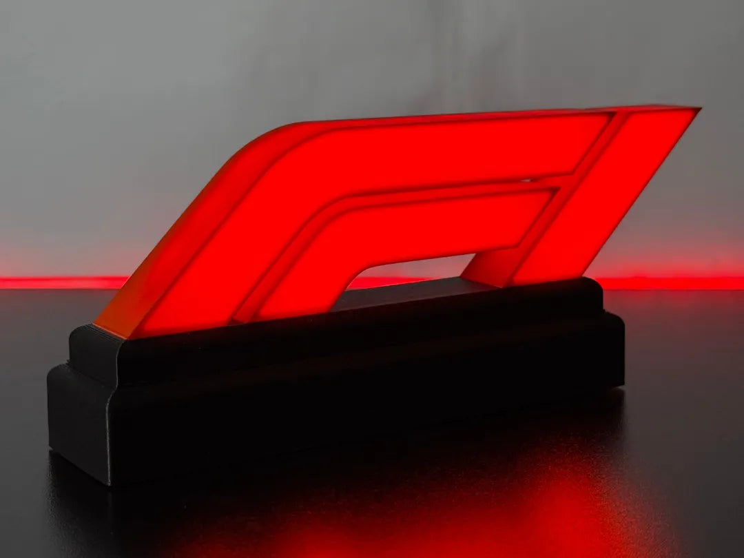 Lampe LED décorative au logo F1, Formule 1 - Geek Print