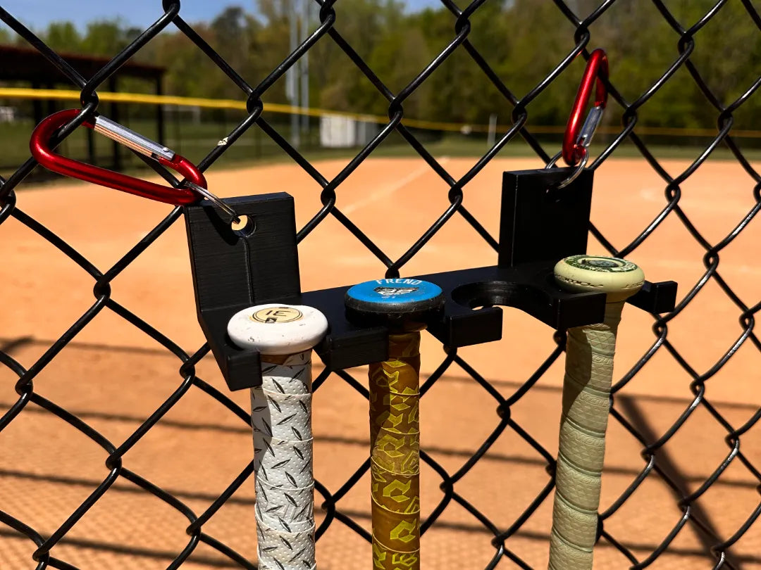Support de batte de baseball/softball - Fixation sur clôture - Sport Print