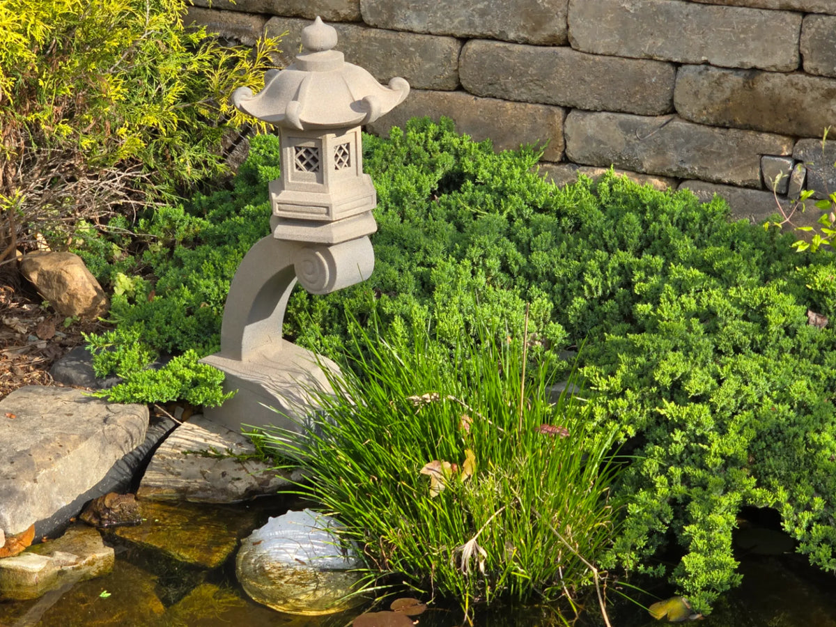 Lanterne japonaise de jardin arquée - Fêtes Print
