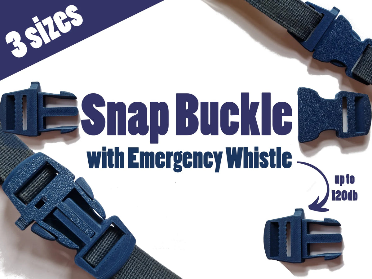 Boucle à Encliquetage à Déclenchement Rapide avec Sifflet de Secours - Cosplay Print
