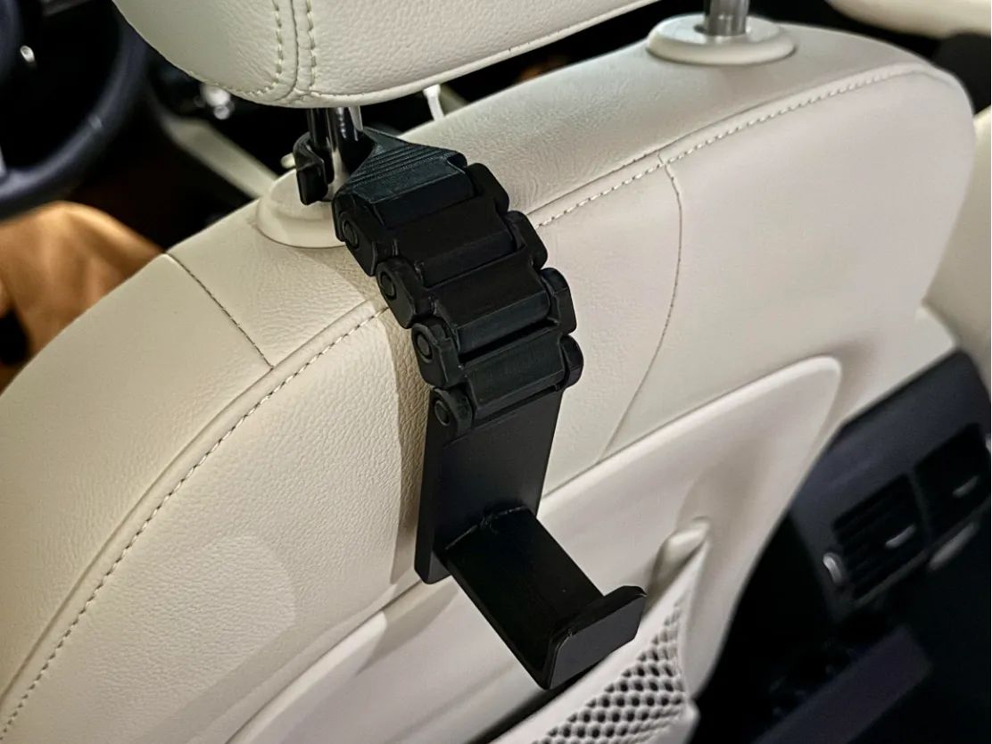 Crochet pour accrocher un sac sur l'appuie-tête d'un siège de voiture - Auto Print
