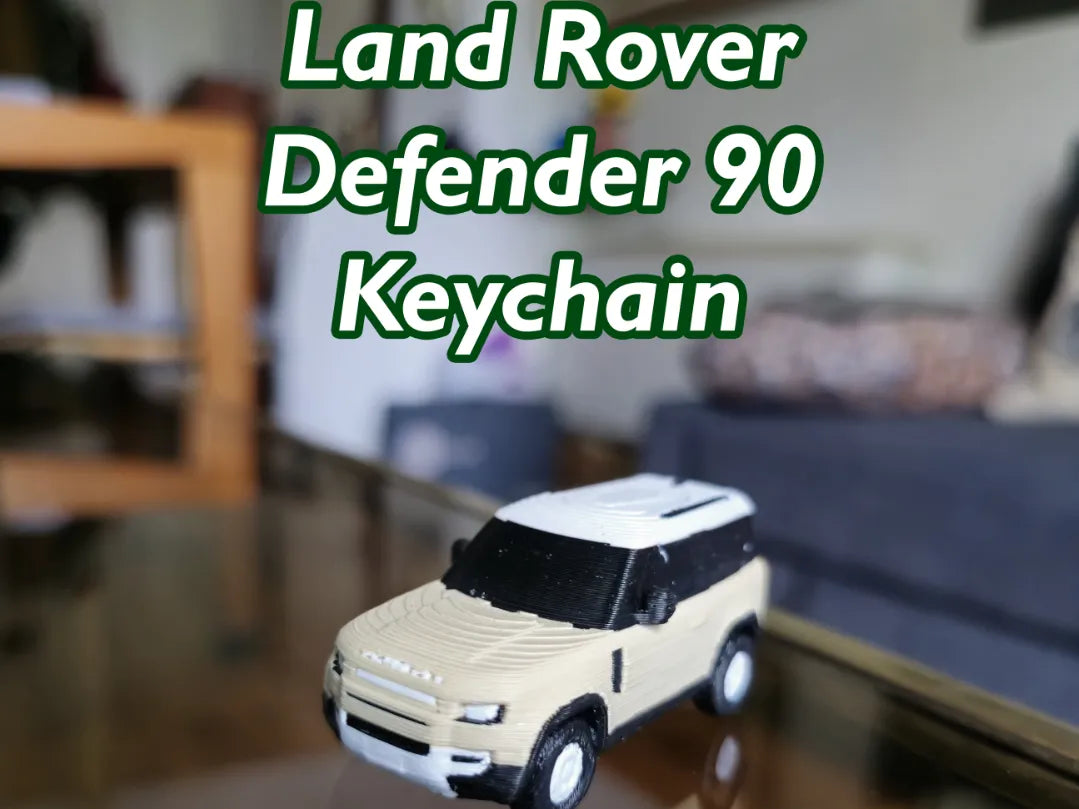 Porte-clés Land Rover Defender 90 (roues fonctionnelles) - Auto Print