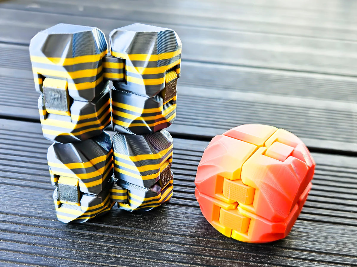 Cube infini orbe ondulé - Jeux Print