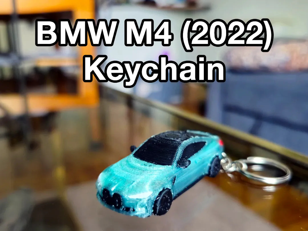 Porte-clés BMW M4 (2022) (roues fonctionnelles) - Auto Print