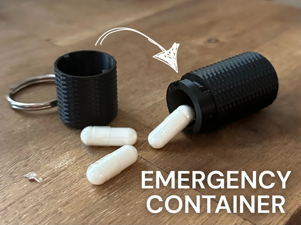 Mini-conteneur de voyage en capsule - Beauté Print