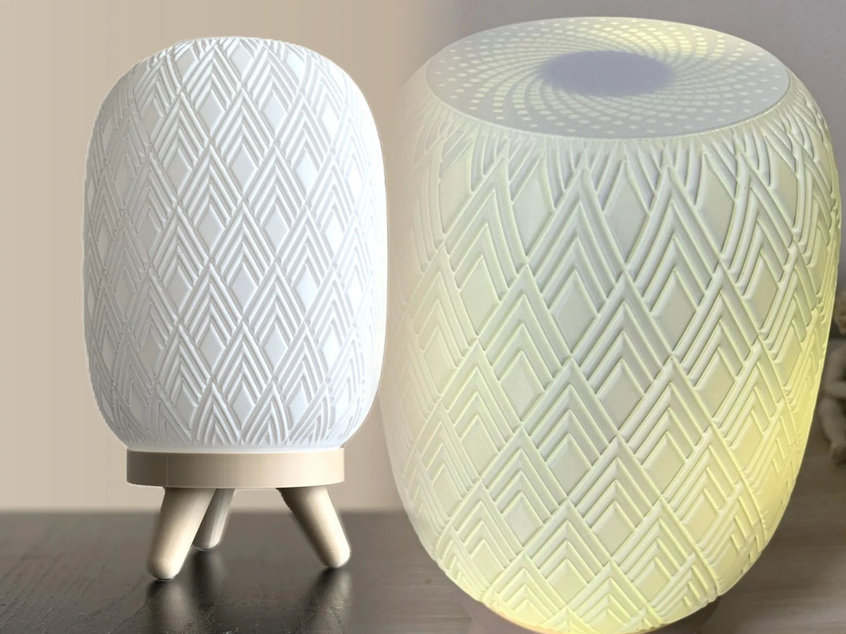 Lampe en losanges (Led 001 ou bande Led) - Lumière Print