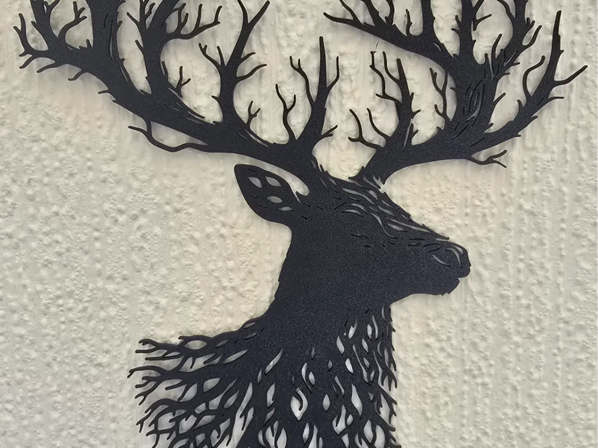 Tête de cerf élaphe - Art Print