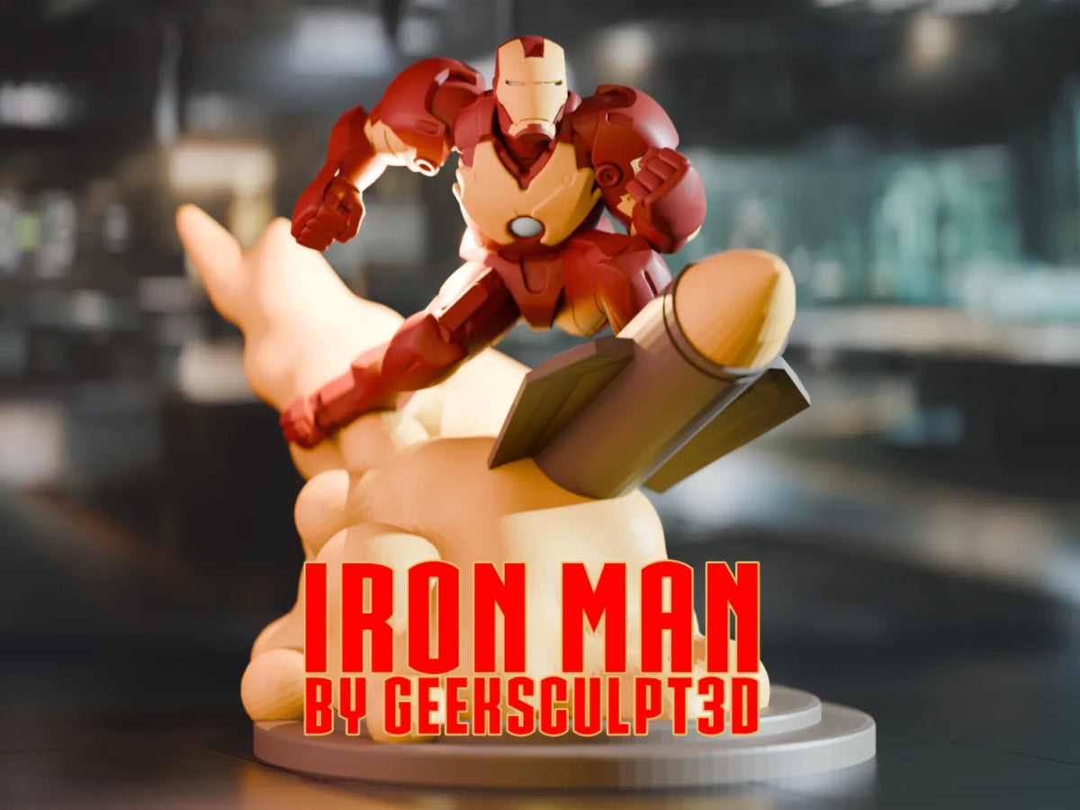 Modèle Iron Man pour les fans et collectionneurs Marvel - Geek Print