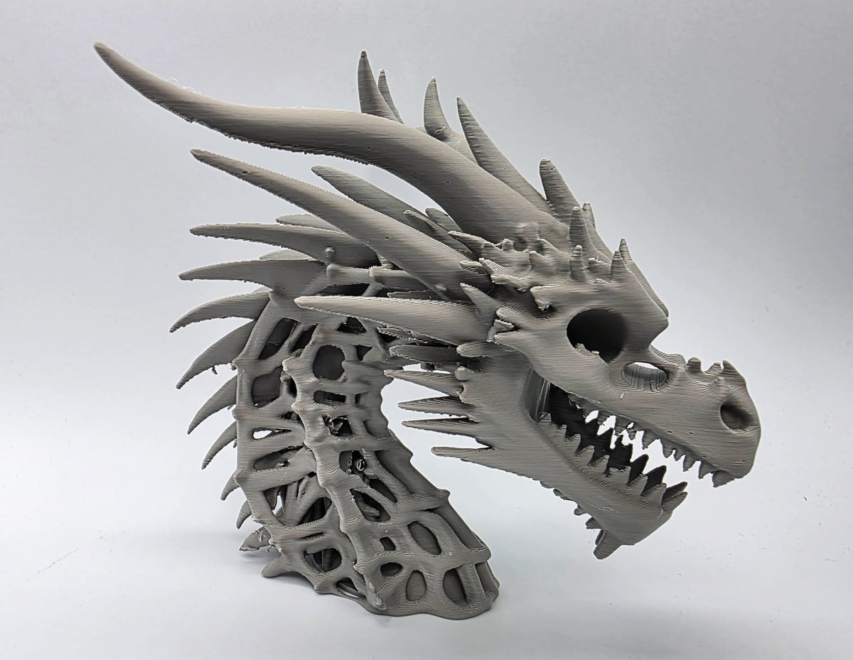 Buste de dragon squelettique 3 - Figurine Print
