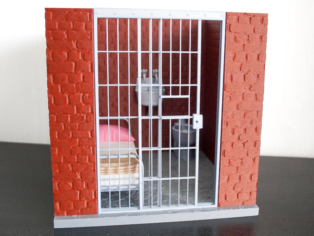 Diorama de cellule de prison, échelle 1:12 - Maquette Print