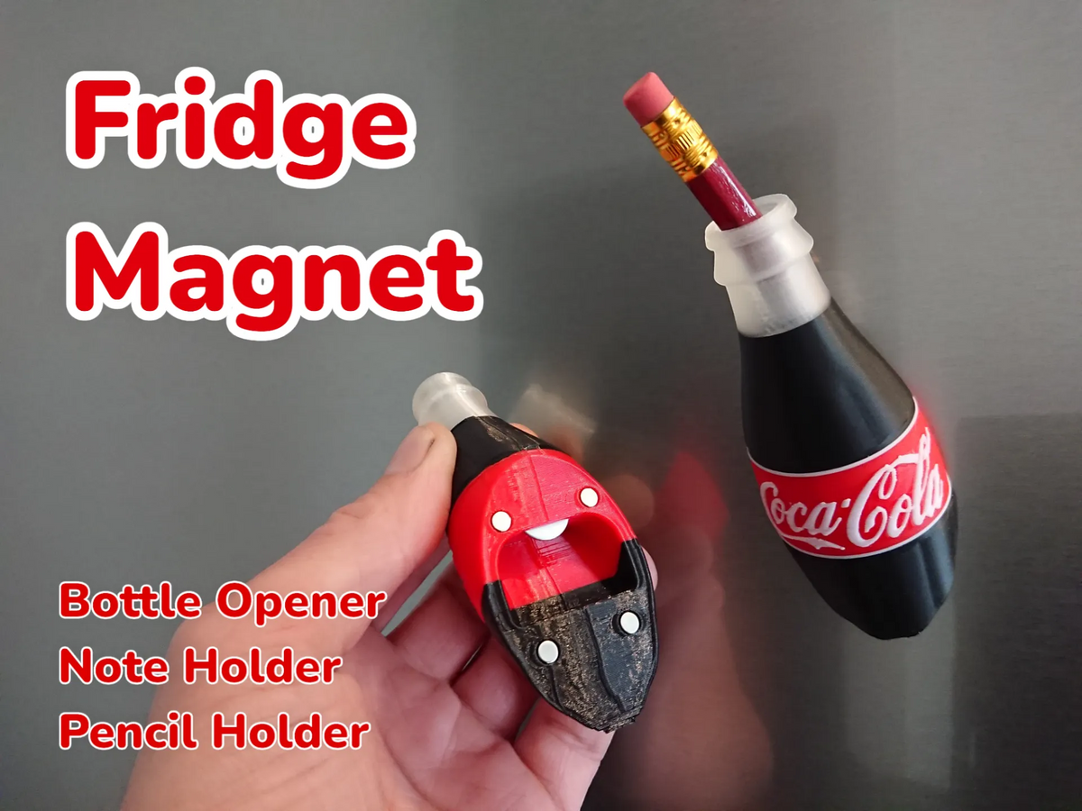 Aimant de réfrigérateur Coca-Cola - Ouvre-bouteille - Cuisine Print