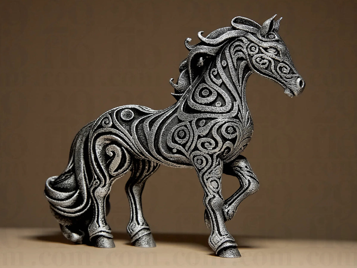 Sculpture de Cheval Design - Art Print