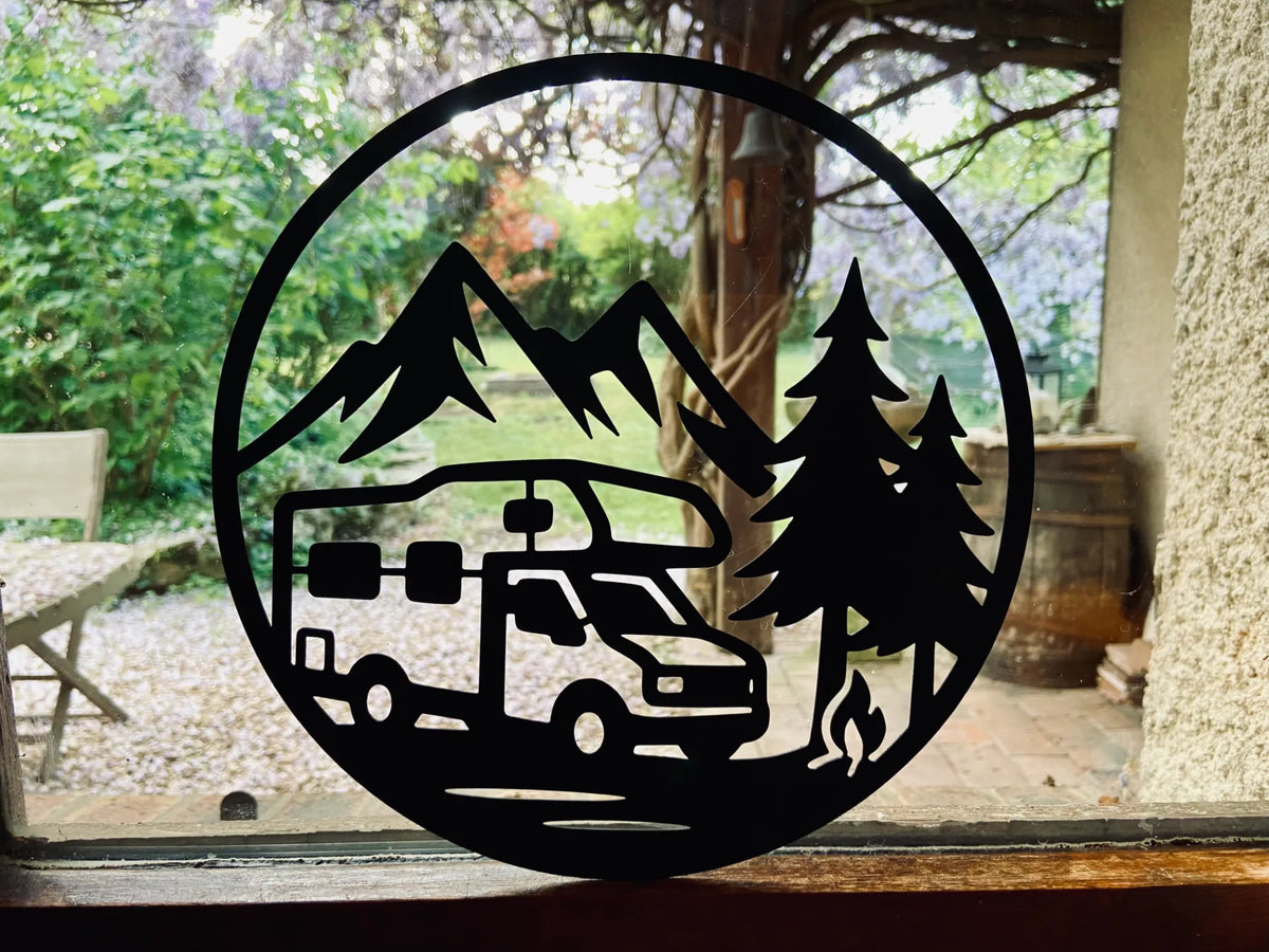 Art mural Van aménagé – Aventure au cœur de la nature - Auto Print