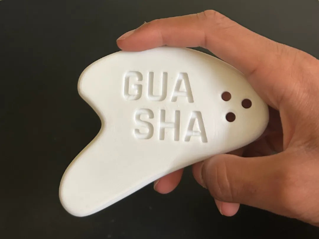 Lisseur Gua Sha pour Mâchoire, Accessoire de Beauté, Amélioration Visage - Beauté Print