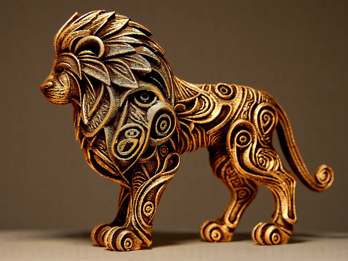 Sculpture de Lion Design - Art Print