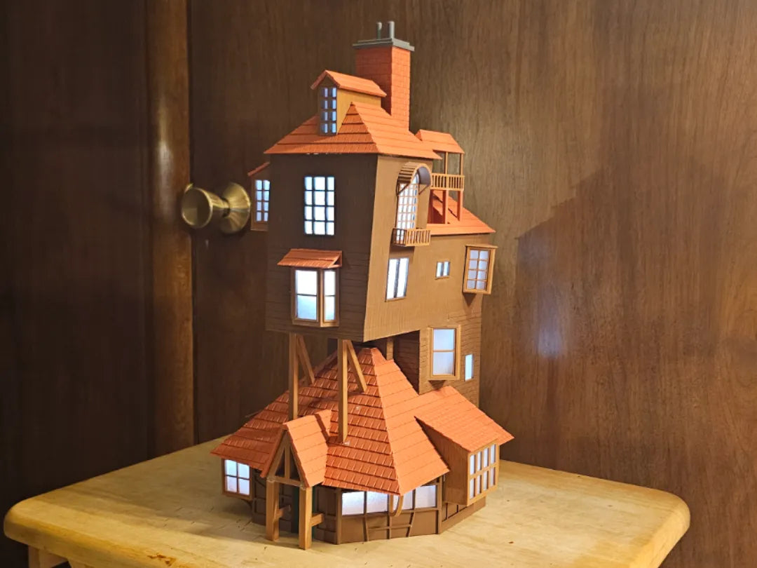 Harry Potter - Construction du Terrier (Maison Weasley) - Geek Print