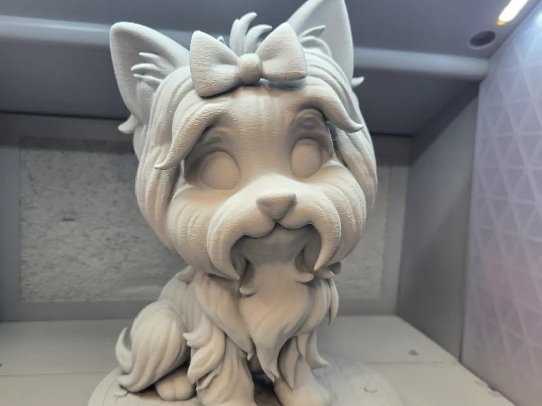 Figurine commémorative de Yorkshire femelle, générée par IA - Cadeau Print