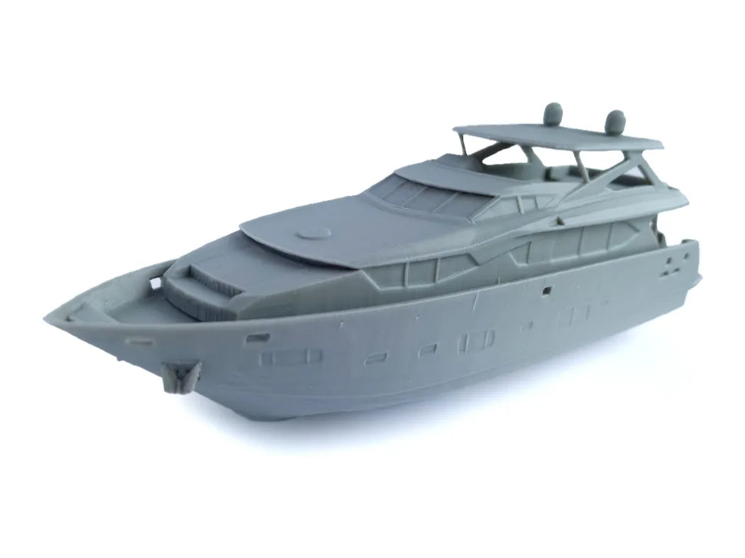 Modèle réaliste de yacht de bateau - Maquette Print