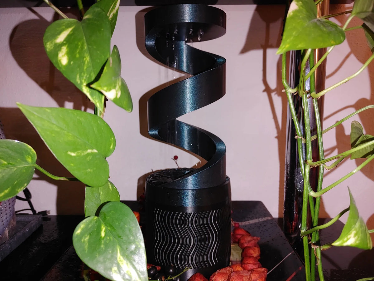 Sculpture de pluie spirale - Art Print