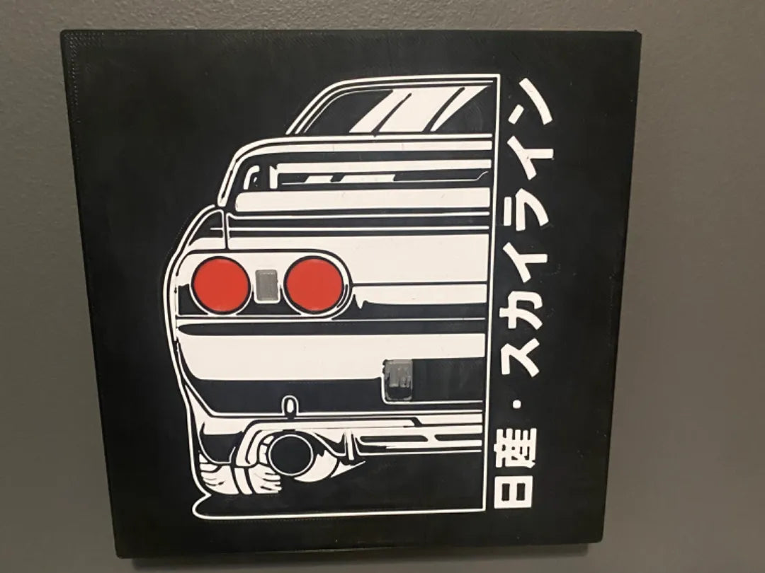 Boîte à lumière r32 skyline GTR - Auto Print