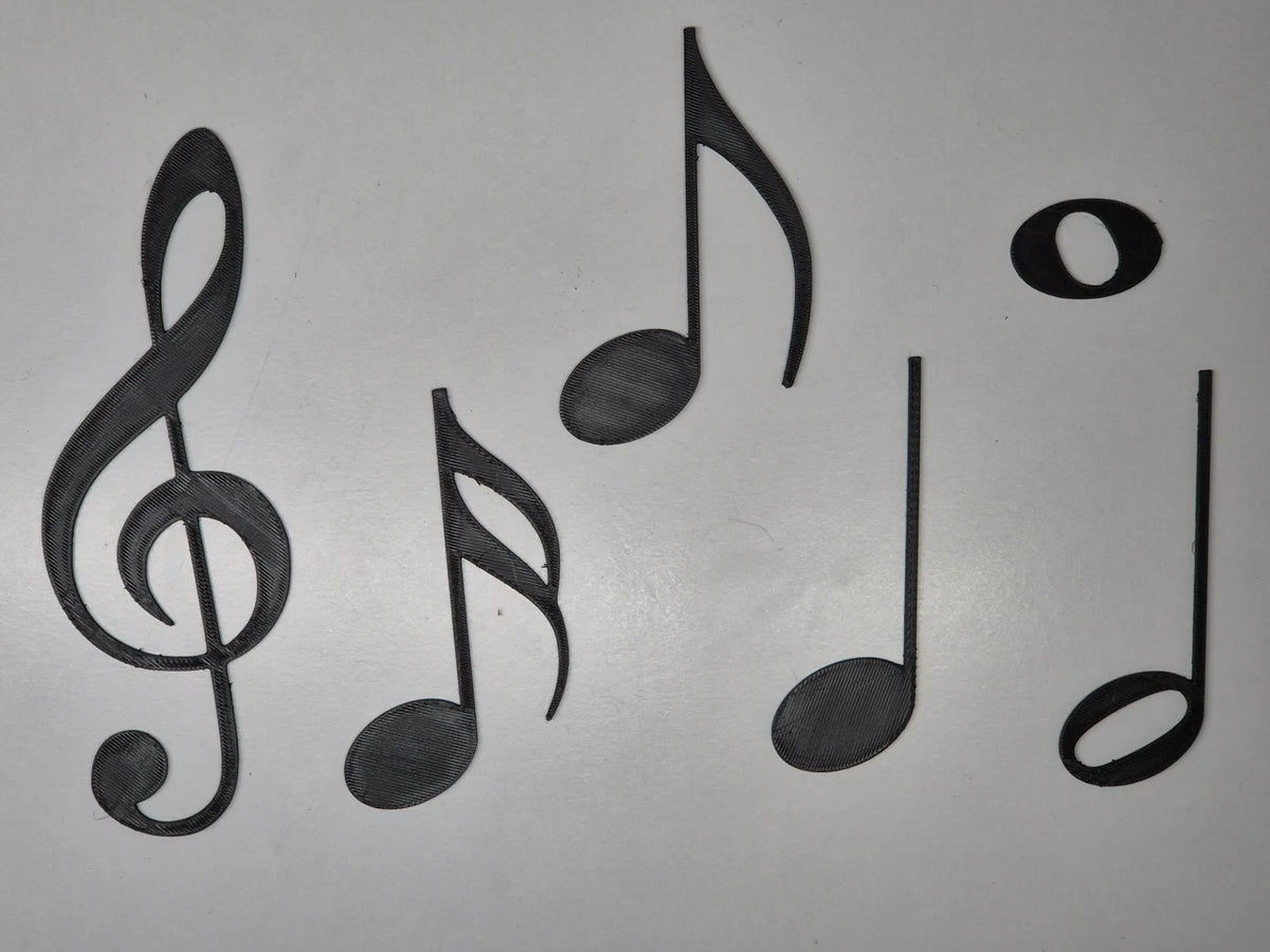 Notes de musique plates - Music Print
