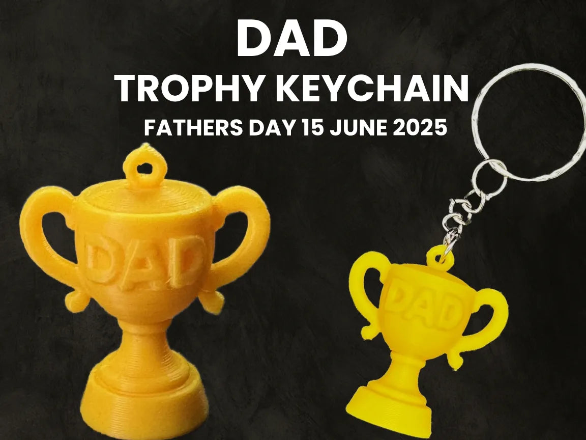 Porte-clés Trophée Papa - Fête des Pères 2026 - Cadeau Print